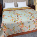 Multi-functional Cotton Floral Bedspread and Blanket