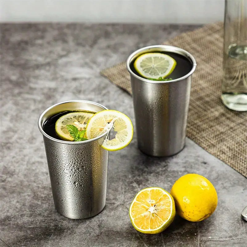 Stainless Steel Single Layer Handy Drinking Cup
