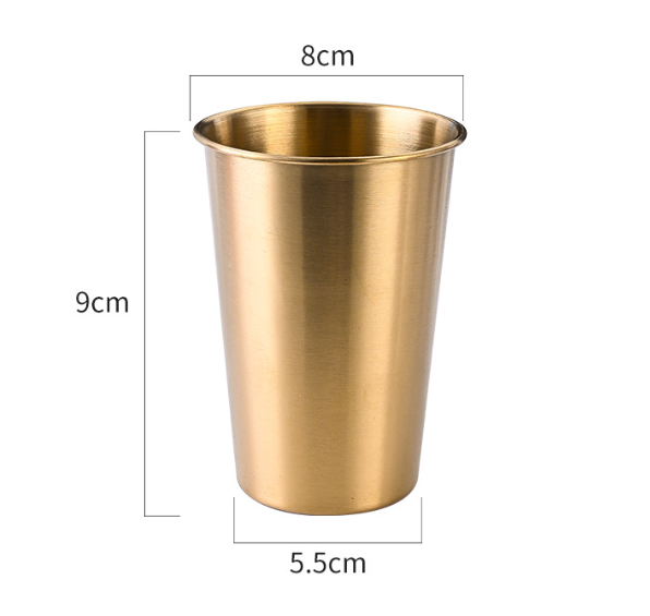 Stainless Steel Single Layer Handy Drinking Cup