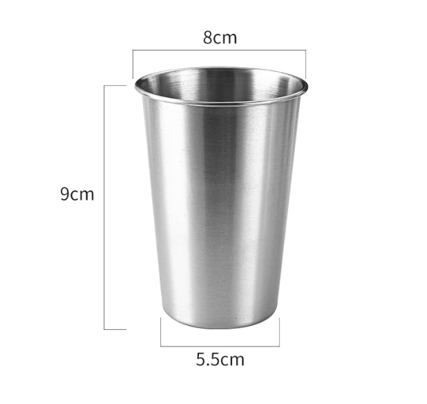 Stainless Steel Single Layer Handy Drinking Cup