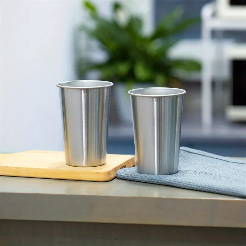 Stainless Steel Single Layer Handy Drinking Cup