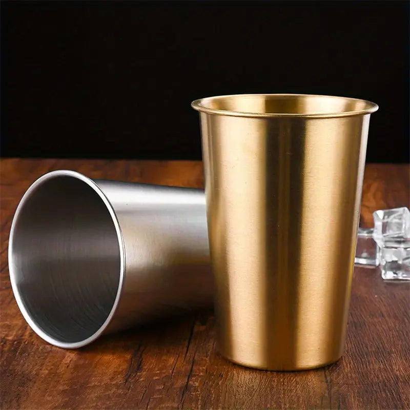 Stainless Steel Single Layer Handy Drinking Cup